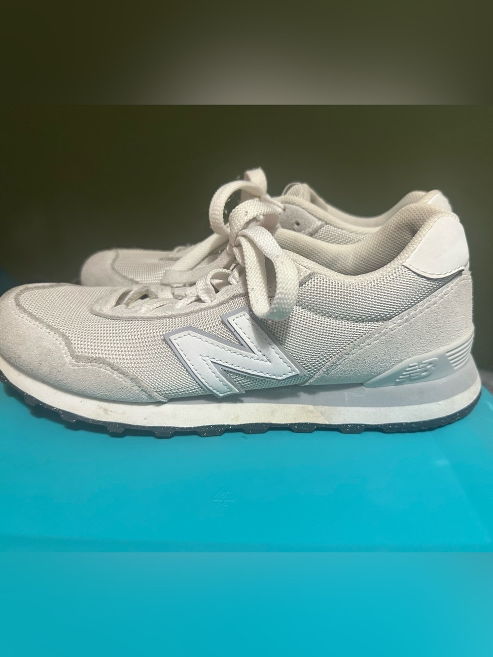 New Balance White Women's Athletic Shoes.  New Balance 515 V4.  Super comfy!